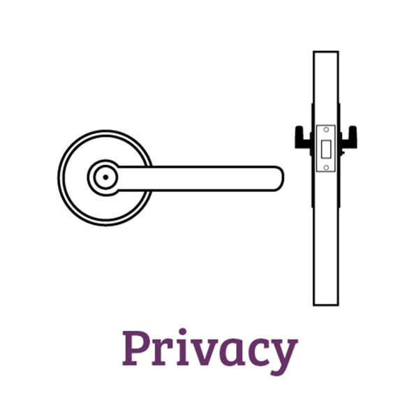 155HFL SQT 514 Kwikset Halifax Privacy Door Lever with